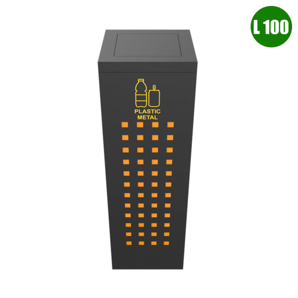 CESTINO SQARE CM 33 X 34 X 95 (H) 100 LITRI