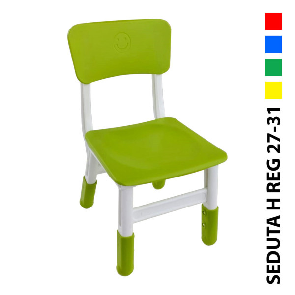 SEDIA BAMBINI WAVE ZK CM 30X30X51 (H) SEDUTA H REG 26-30