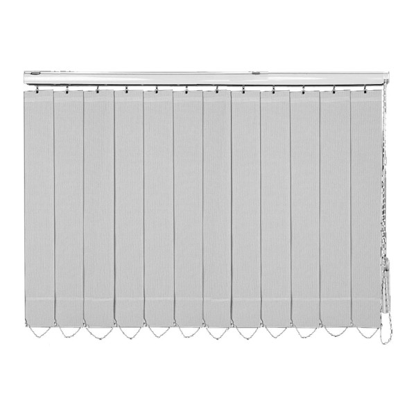 TENDA A BANDE VERTICALI - COLORE STRUTTURA BIANCO