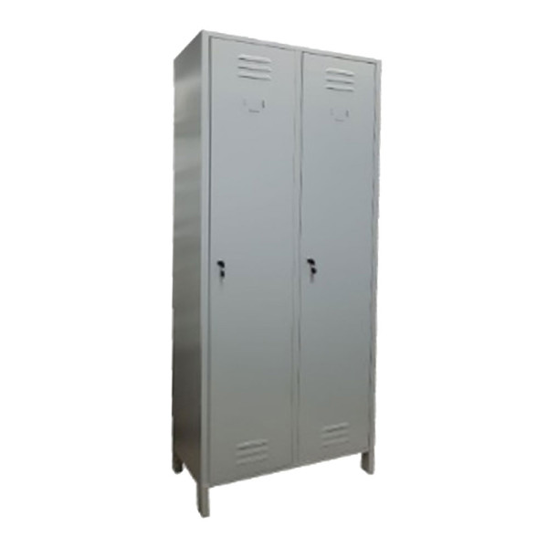 ARMADIETTO SPOGLIATOIO IN METALLO A 2 POSTI CM. 68 X 34 X 180 (H)