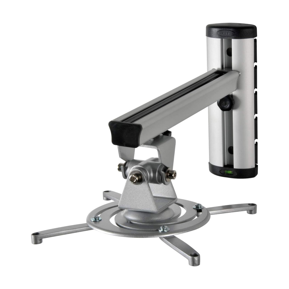 Supporto da parete regolabile e girevole a 360° per proiettore, in metallo con adattatore da 1/4 per home cinema, ufficio, sala giochi, nero. | Leroy Merlin Supporto da parete regolabile e girevole a 360° per proiettore, in metallo con adattatore da 1/4 per home cinema, ufficio, sala giochi, nero. | Leroy Merlin