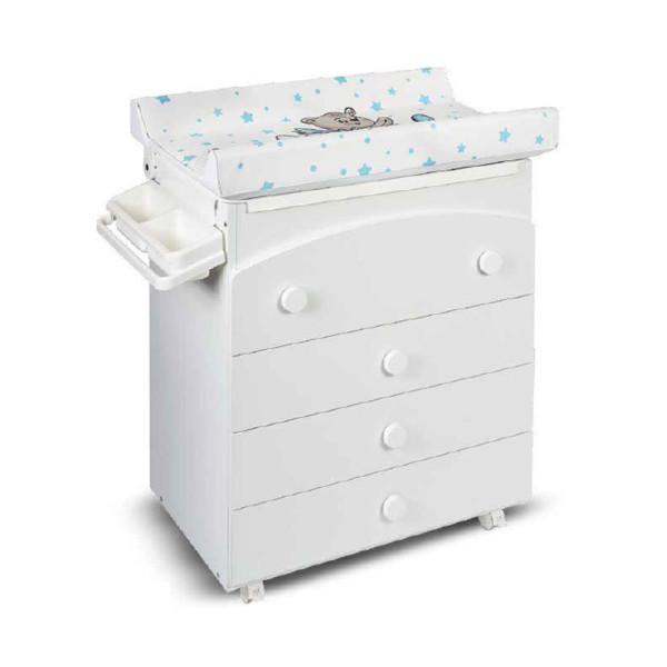 FASCIATOIO MOON CON CASSETTI CUSCINO E VASCHETTA CM 80 X 47 X 100 (H)