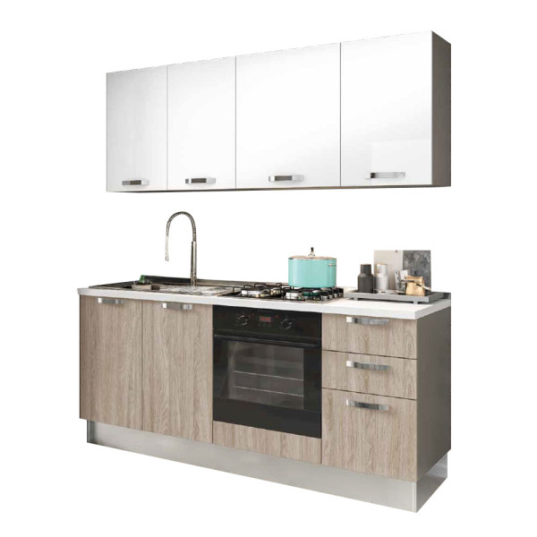 CUCINA BASIC 195 CM 195 X 60 X 216 (H)