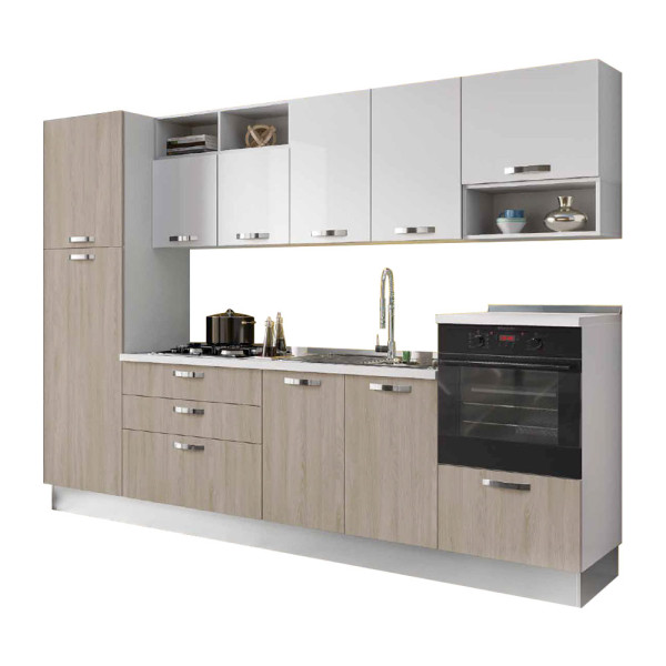 CUCINA BASIC 300 COLONNA CM 300 X 60 X 216 (H)