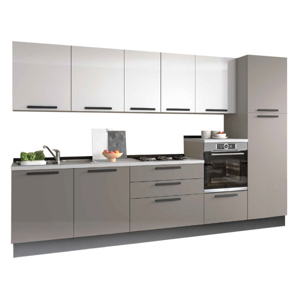 CUCINA BASIC 330 CON COLONNA CM 330 X 60 X 216 (H)