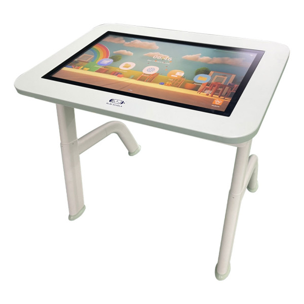 TAVOLO INTERATTIVO INCLINABILE SP4 TOUCH SCREEN 32 POLLICI CON VANO PORTAOGGETTI CM 93 X 62 X 56-78 (H)