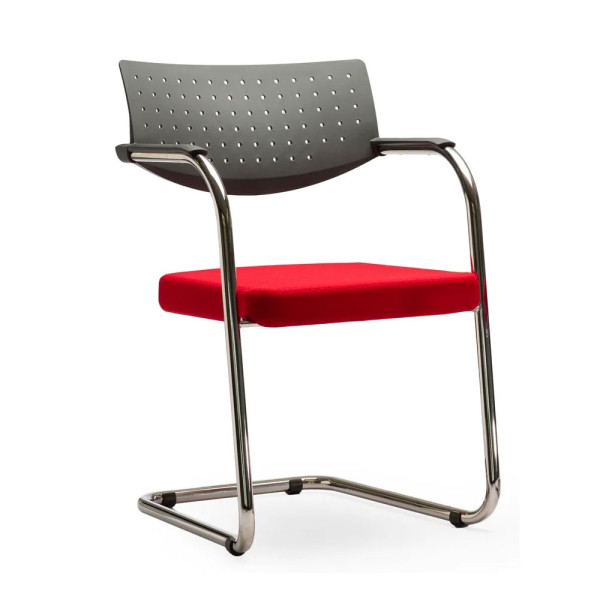 SEDIA MODERN CON SEDUTA IN TESSUTO CM 52 X 55 X 46 (HS)