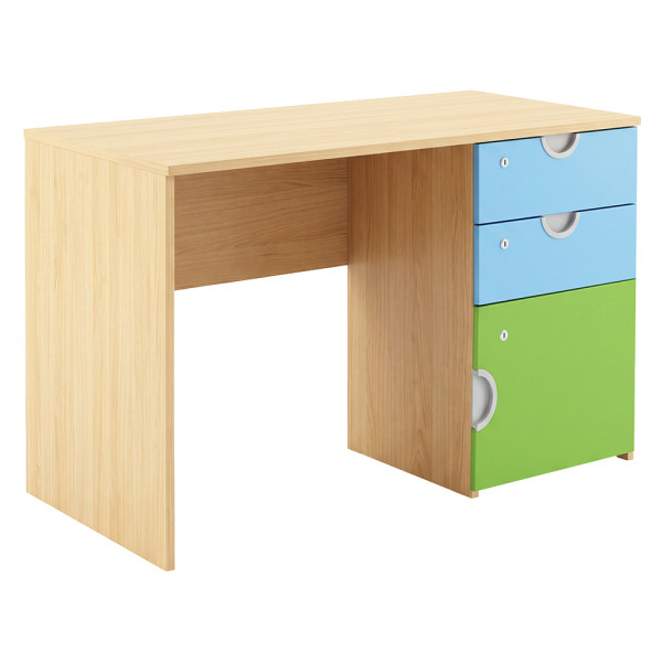 CATTEDRA CON CASSETTI E ANTA CON SERRATURA CM. 115X48X77,5 (H)