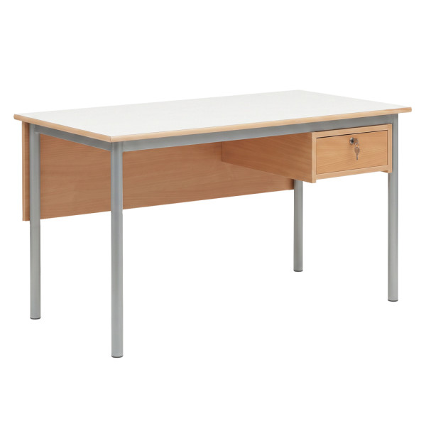 CATTEDRA CON CASSETTO E SERRATURA CM 140X70X76 (H)