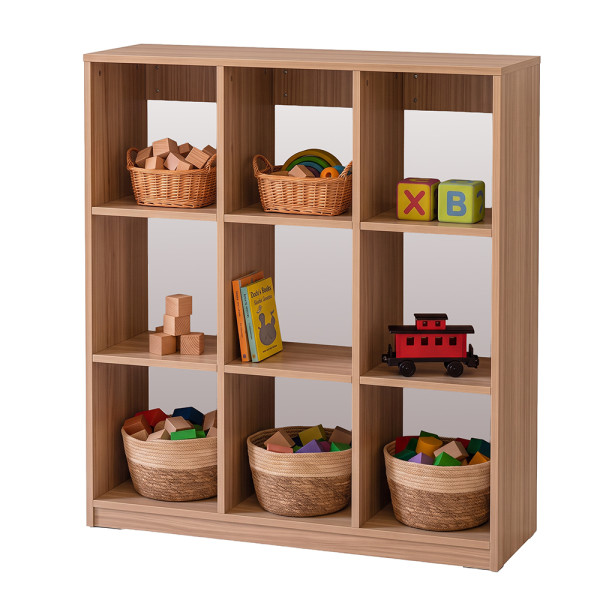 MOBILE BASSO A GIORNO 9 CASELLE SENZA VASCHETTE COLORATE CM 99X40X124 (H)