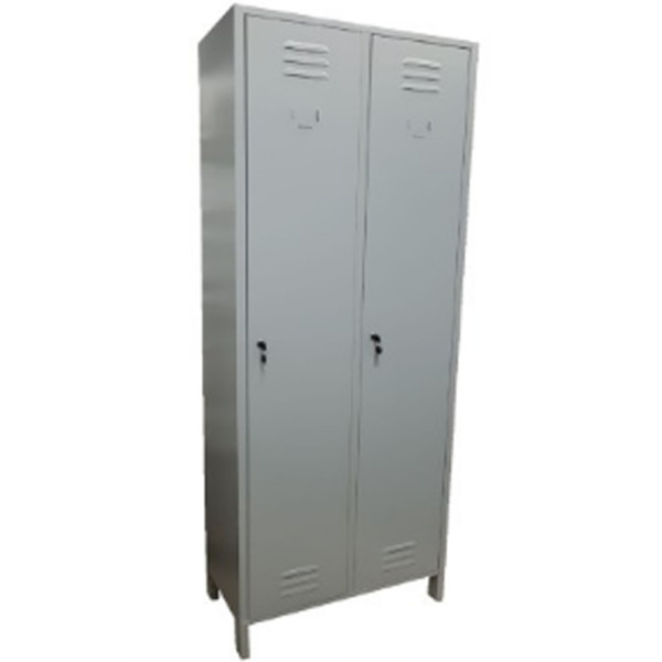 ARMADIETTO SPOGLIATOIO IN METALLO A 2 POSTI CM. 68 X 34 X 180 (H)