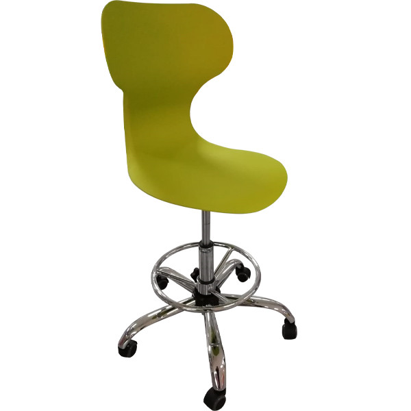 SEDIA SGABELLO CON POGGIAPIEDI YU DIM CM. 45X50X90-110 (H) 40-46 (HS)