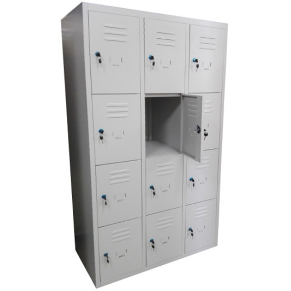 ARMADIO CASELLARIO A 12 VANI CM. 90 X 50 X 180 (H)
