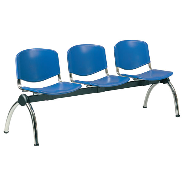 PANCA SALA D'ATTESA A 3 POSTI SENZA BRACCIOLI CM. 176 X 52 X 79 (H)
