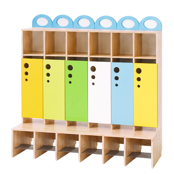 MOBILE SPOGLIATOIO NV 6 ANTE CON PANCA CM 125X50X135 (H)