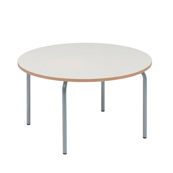 BANCO TONDO PER ASILO | DIMENSIONE PIANO DIAMENTRO CM 120 | ALTEZZA PIANO CM 53