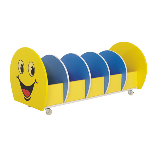 MOBILE BRUCO PORTAOGGETTI LIBRERIA MULTIUSO CON RUOTE CM. 120 X 49 X 39 (H)