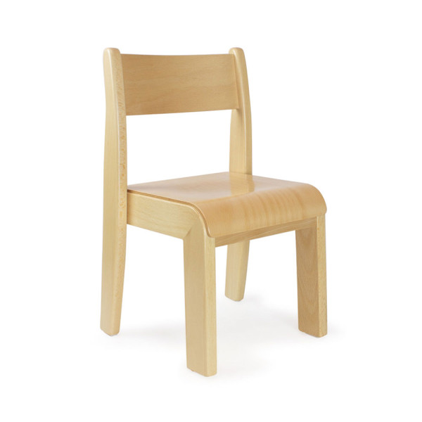 SEDIA CLASSIC IMPILABILE IN LEGNO DI FAGGIO H SEDUTA DA 26 A 38