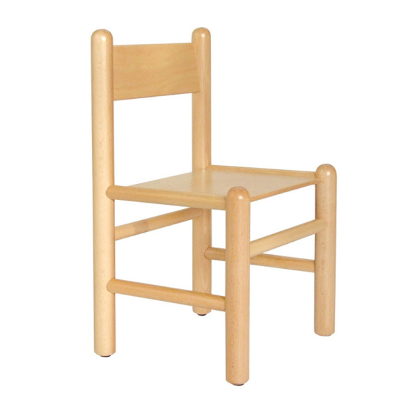 SEDIA BASIC IN LEGNO DI FAGGIO CON POGGIAPIEDI H SEDUTA DA 26 O 31