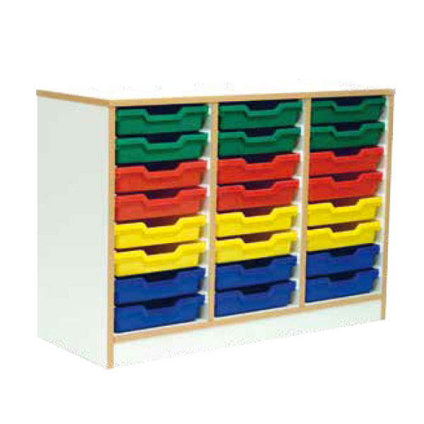 MOBILE SCHOOL CON 24 VASCHETTE CM 106 X 40 X 75 (H)