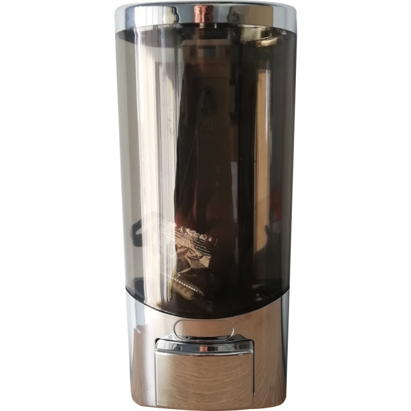 DISPENSER MANUALE METAL PER IGIENIZZANTE O SAPONE MANI DA PARETE 500ML