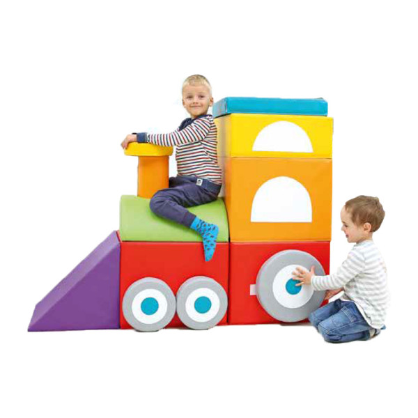SET TRENINO SOFT 15 PEZZI CM 160 X 60 X 117 (H)