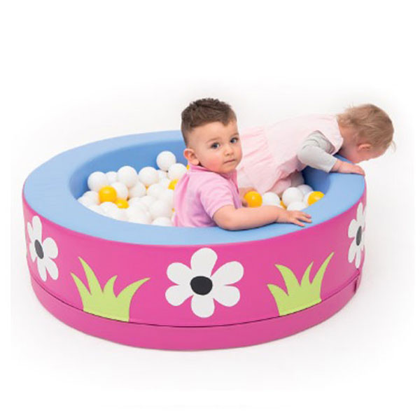VASCA PALLINE SOFT TONDA FLOWER CM 105 X 105 X 35 (H)