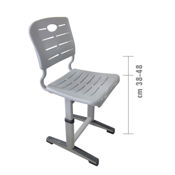 SEDIA GRID ALTEZZA REGOLABILE YU CM 41 X 35 X 38-48 (HS)