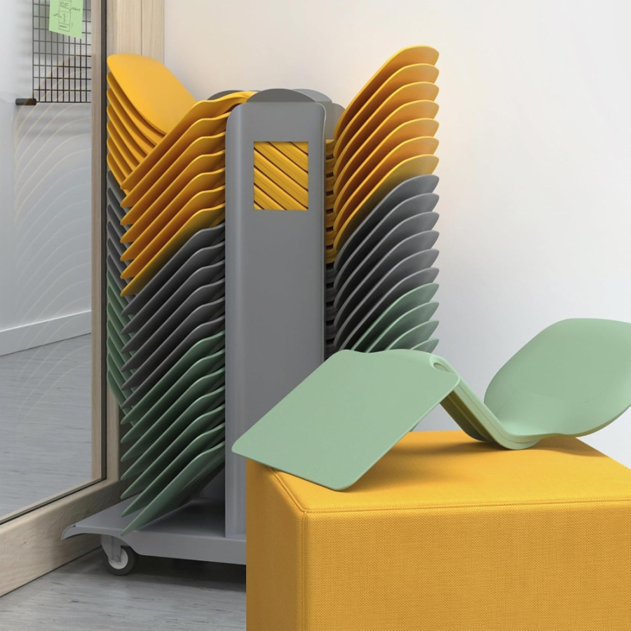 CARRELLO PORTASEDIE MONOSCOCCA ARD834DIM: cm 103 x 75 x 47 (h)