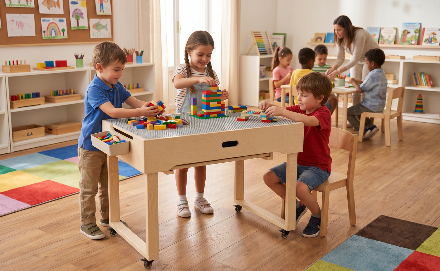 Tavolo multiattività per scuola e asilo nido: gioco, apprendimento e autonomia