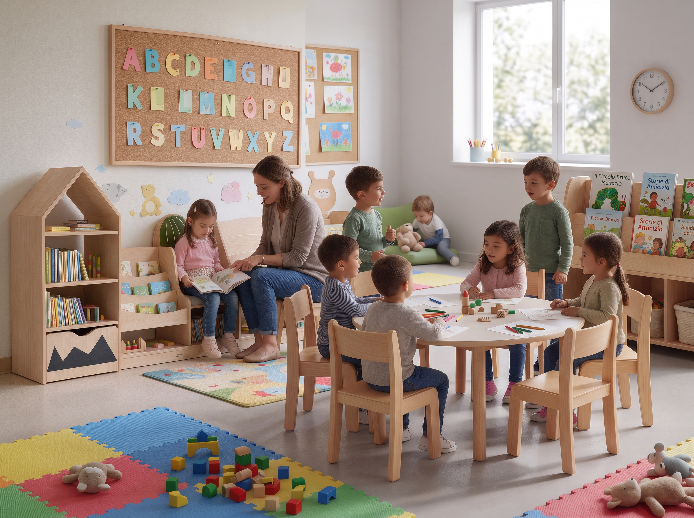 Scuola dell’infanzia: come organizzare gli spazi in base alle attività