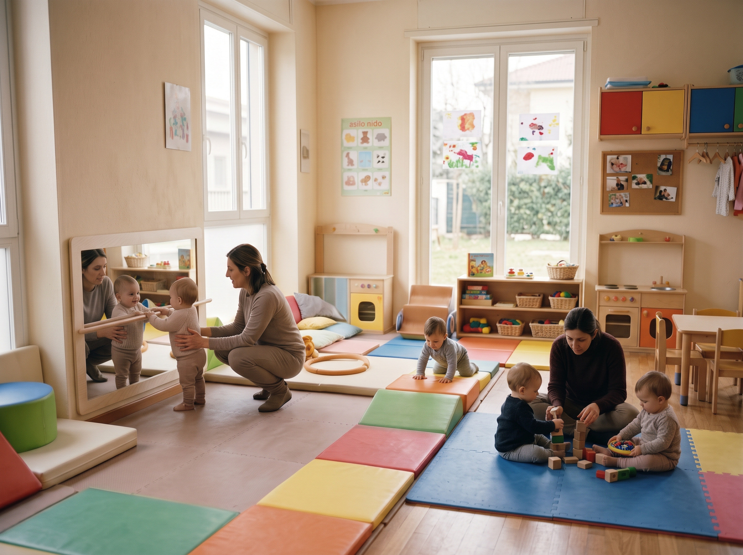 Specchio Montessori: come inserirlo negli spazi di nido e scuola dell’infanzia