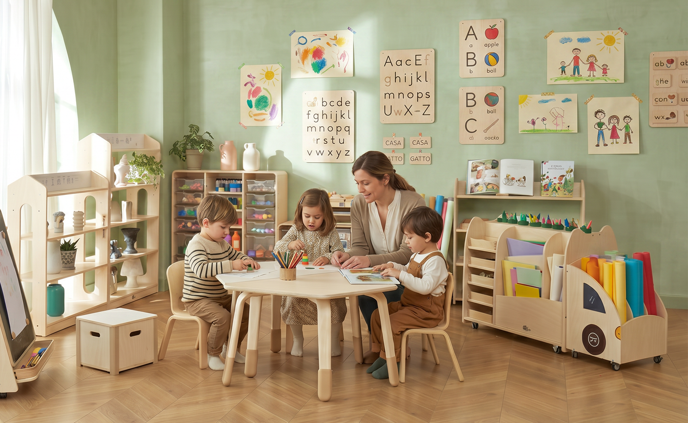 Sedioline in Legno per Scuole e Asili: Ergonomia e Sicurezza a Misura di Bambino